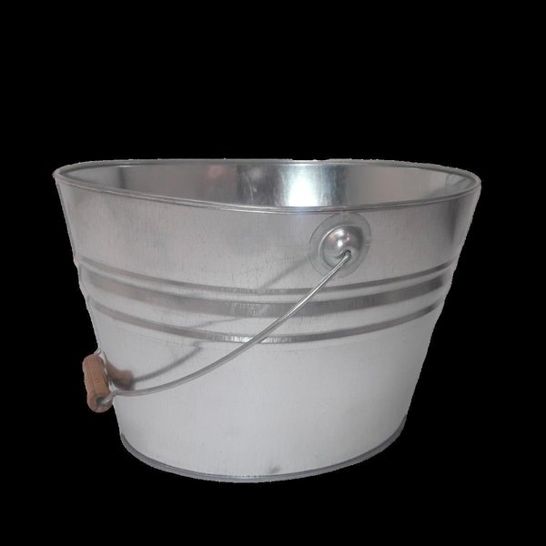 Superherostuff Enameled Galvanized Steel Fun Pail-Bucket-Planter PA2103497